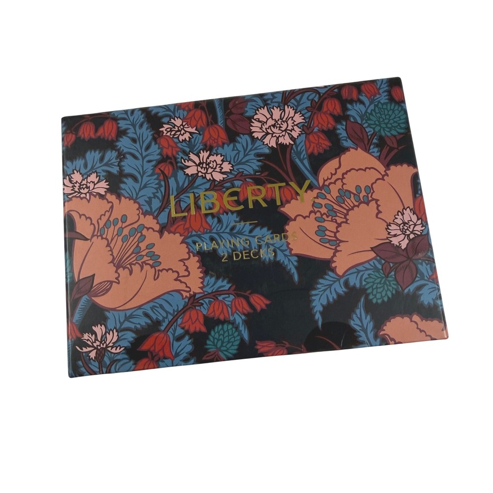 New Liberty London Playing Cards Set Floral Multi NIB‎ Gift